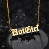 Atoztide Name Necklace Personalized Silver Stainless Steel Chain for Women Men