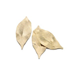 10Pcs Brass Textured Leaf Charm for DIY Jewelry Making