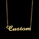 Customizable Arabic Name Necklace Stainless Steel Pendant