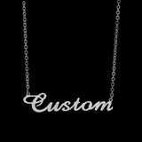 Customizable Arabic Name Necklace Stainless Steel Pendant