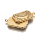3Pcs Stainless Steel Celestial Sun Moon Charms