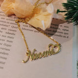 Personalized Heart Name Necklace Stainless Steel Necklaces for Women