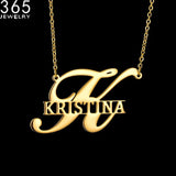 Personalized Name Necklace Stainless Choker for Men Women