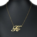 Personalized Name Necklace Stainless Choker for Men Women