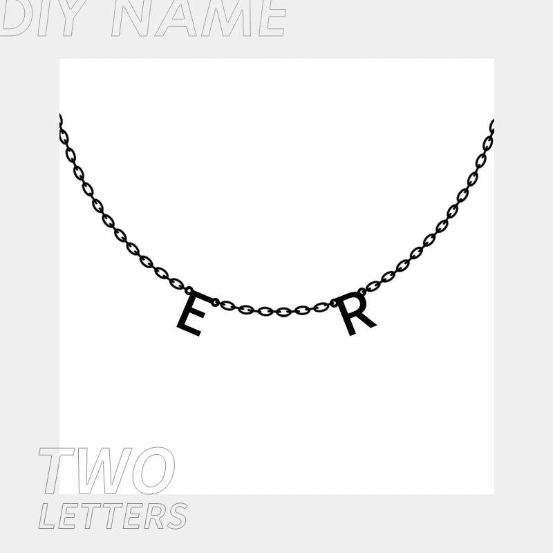 Custom Name Necklace for Women, Stainless Steel Personalized Gift