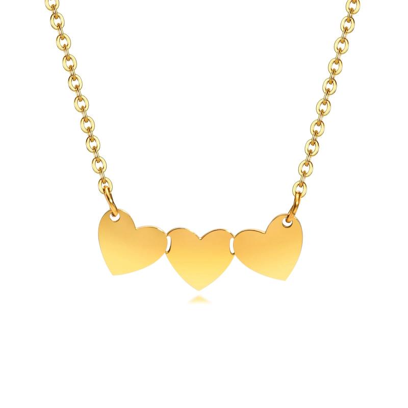 Personalized Heart Name Necklace Pendant for Women - Birthday Gift