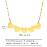 Personalized Heart Name Necklace Pendant for Women - Birthday Gift