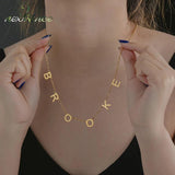 Nextvance Personalized Name Necklace for Women - Stainless Steel Pendant