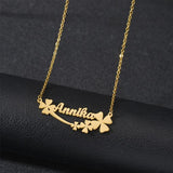 Personalized Stainless Steel Star Love Heart Name Necklace