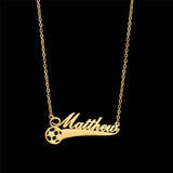 Personalized Stainless Steel Star Love Heart Name Necklace