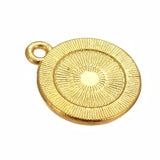 10pcs Saint Christopher Charms Rhodium Plating for DIY Jewelry
