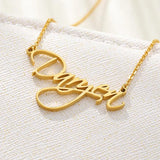 Name Necklace Women Personalized Names Collare Stainless Steel