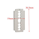 10pcs Stainless Steel Razor Blades Pendants for Men DIY Jewelry