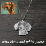 Personalized Heart Photo Necklace for Dog Lover - Pet Memory Gift