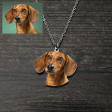 Personalized Heart Photo Necklace for Dog Lover - Pet Memory Gift