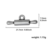 20pcs Silver Plated Rolling Pin Charm Kitchen Jewelry Pendants