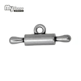 20pcs Silver Plated Rolling Pin Charm Kitchen Jewelry Pendants