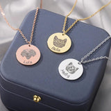 Personalized Pet Name Pendant Necklace for Mom - Unique Jewelry