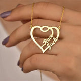 Personalized Name Necklace Stainless Steel Letter Pendant Chain Valentines Gift