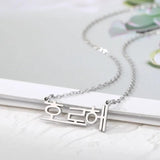 Personalized Rose Name Choker Necklace for Women Men