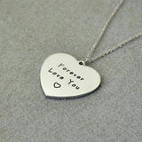 Personalized Picture Necklace, Engraved Photo Jewelry, Family Keepsake