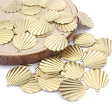 40pcs Raw Brass Weaved Round Disc Pendants for Jewelry Making