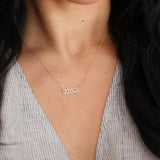 Bar Minimal Name Necklace Personalized Bridesmaid Gift