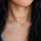 Bar Minimal Name Necklace Personalized Bridesmaid Gift