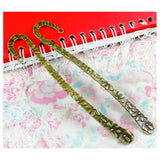 8Pcs Antique Bronze Plated Bookmark Charms 19*122MM DIY Jewelry Accessories
