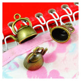 40pcs Teapot Charms Pendants Antique Bronze Plated Teapot Pendants