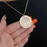 Personalized Family Name Tree of Life Necklace