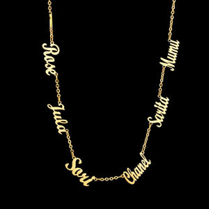 Custom Name Necklaces Personalized Pendant Chain Necklace for Women