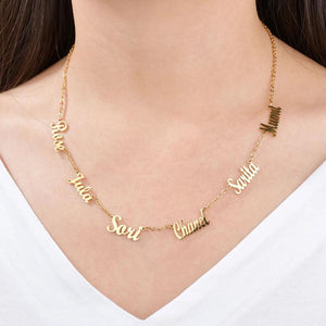 Custom Name Necklaces Personalized Pendant Chain Necklace for Women