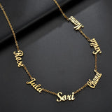 Custom Name Necklaces Personalized Pendant Chain Necklace for Women