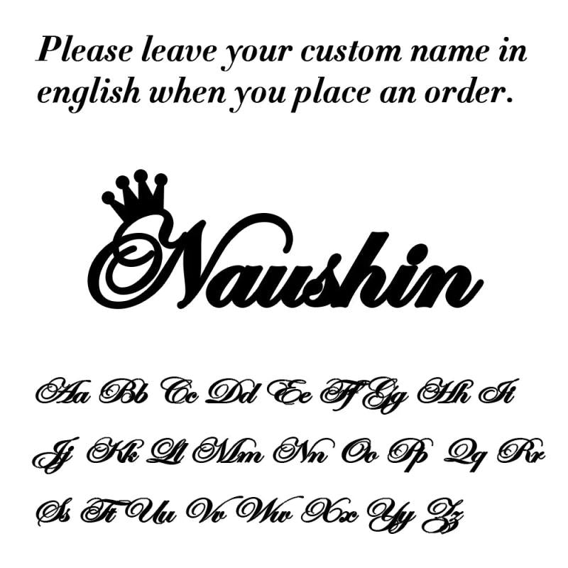 Custom Stainless Steel Name Necklace Choker