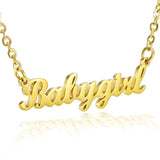 Custom Stainless Steel Name Necklace Choker
