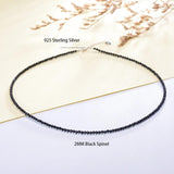 2MM Natural Stone Tourmaline Necklace