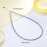 2MM Natural Stone Tourmaline Necklace