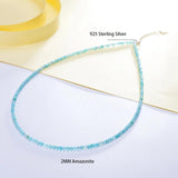 2MM Natural Stone Tourmaline Necklace