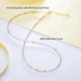 2MM Natural Stone Tourmaline Necklace