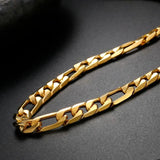 18k 8mm Three Pairs Of One Side Necklace Men And Women