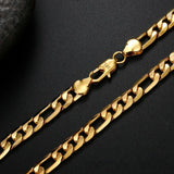 18k 8mm Three Pairs Of One Side Necklace Men And Women