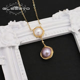 Baroque Pearls Long Chain Pendant Necklace Customizable