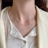 925 Silver Disc Necklace Vintage Wedding Jewelry Gift