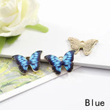 14PCS Colourful Enamel Butterfly Pendants Small Animal Findings