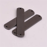 10 pcs 36 * 7mm Copper Sheet Necklace Pendant DIY Supplies
