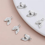 150Pcs Girly Charms Leaf Dangles DIY Jewelry Making Supplies