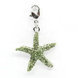 10pcs Alloy Starfish Pendants Charms Lobster Clasp for Bracelet Jewelry