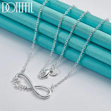 Mom Pendant Necklace 925 Sterling Silver 18 Inch Women Charm Jewelry