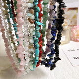 Boho Gravel Choker Coral Aventurine Lapis Lazuli Women Necklaces